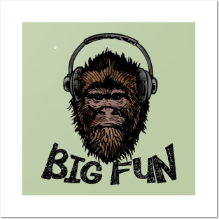 Bigfoot Fun Posters and Art